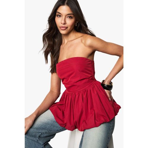 Robe Bouffante Plissée Froncée - 34 - boohoo - Modalova
