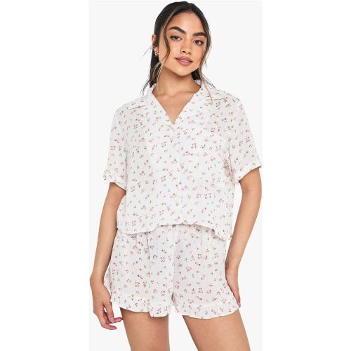 Ensemble De Pyjama Fleuri - 34 - boohoo - Modalova