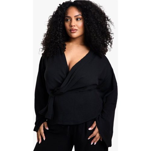 Grande Taille - Blouse Nouée - 44 - boohoo - Modalova