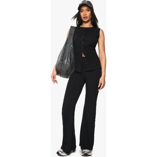 Ensemble Côtelé Avec Top Boutonné Et Pantalon - 34 - boohoo - Modalova
