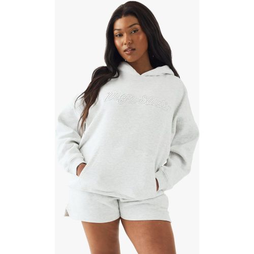 Grande Taille - Sweat À Capuche Oversize Brodé - 44 - boohoo - Modalova