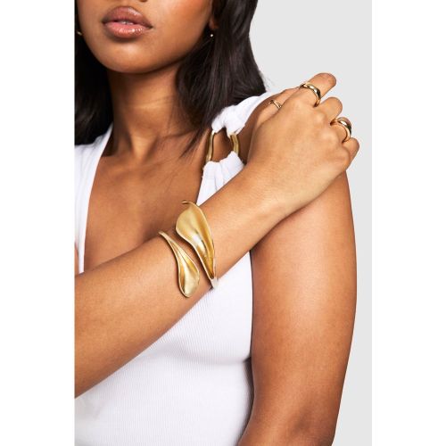 Bracelet Jonc À Imprimé Palmier - One Size - boohoo - Modalova