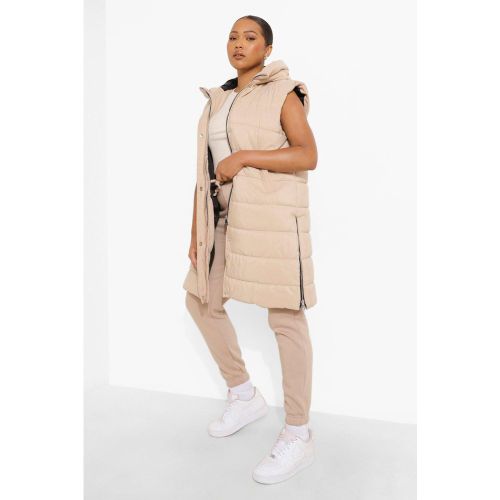 Grande Taille - Doudoune Longue Sans Manches - 44 - boohoo - Modalova