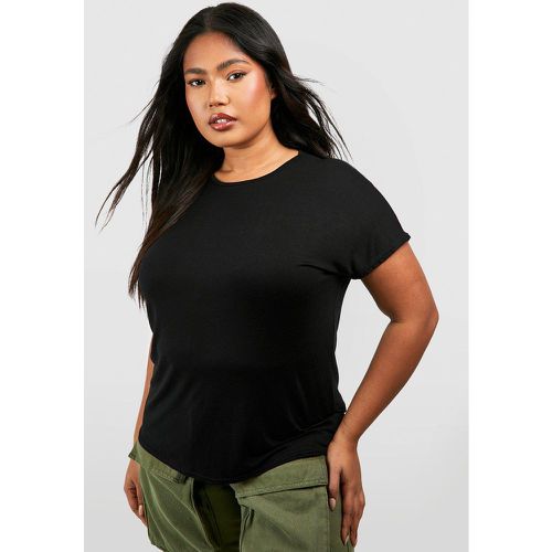 Grande Taille - T-Shirt Oversize En Tissu Recyclé - boohoo - Modalova