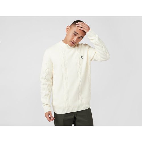 Cable Knit Crew Neck Jumper - Fred Perry - Modalova