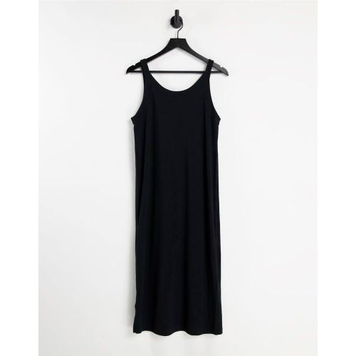 Robe débardeur mi-longue en coton biologique avec fente sur le côté - & Other Stories - Modalova