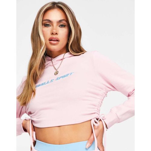 ODolls Collection - Hoodie court de sport à motif froncé sur les côtés - The O Dolls Collection - Modalova