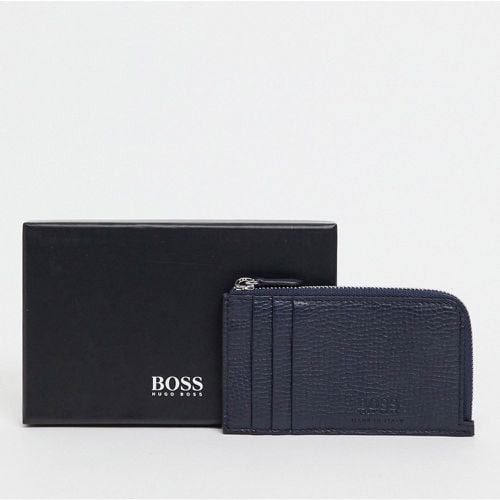 BOSS - Portefeuille long zippé - Bleu - BOSS by Hugo Boss - Modalova