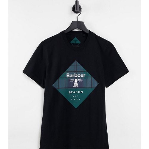 Exclusivité ASOS - - T-shirt motif losange à carreaux - Barbour Beacon - Modalova