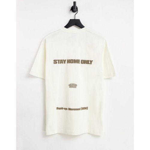 Dreaming T-shirt à imprimé au dos - Crème - Fingercroxx - Modalova