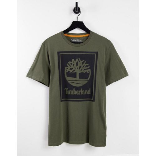 Stack - T-shirt à logo - Kaki - Timberland - Modalova