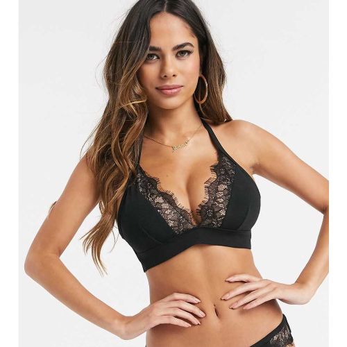 Poitrines généreuses - Haut de bikini triangle avec dentelle - - Exclusivité - Wolf & Whistle - Modalova