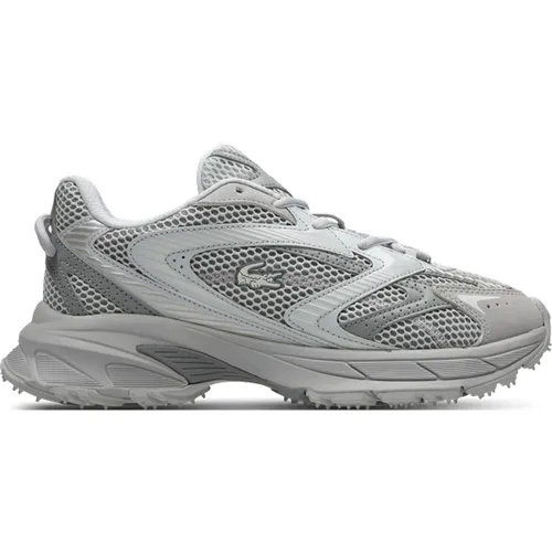 L003 Neo Chaussures - Gris - Taille: 40.5 - Maille/synthétique - Foot Locker - Lacoste - Modalova