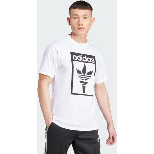 Trefoil T-Shirts - Blanc - Taille: XS - Jersey de coton - Foot Locker - Adidas - Modalova