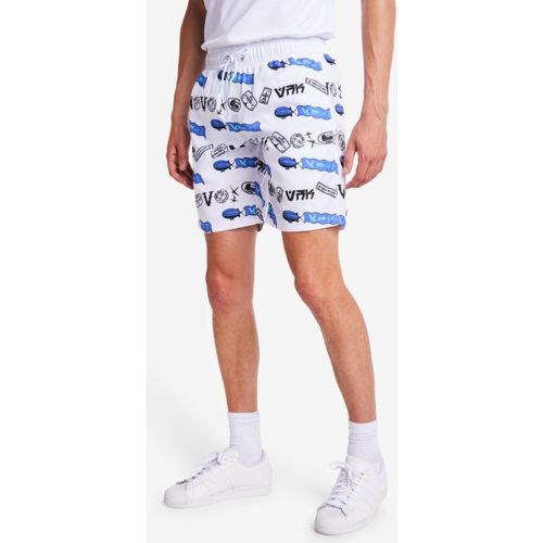 Commandez maintenant Vrunk Stamp - Shorts - L - Blanc - Poly Woven. Soyez les premiers à mettre la main sur les baskets, les survêtements, les sacs - 317370088410950 - Modalova