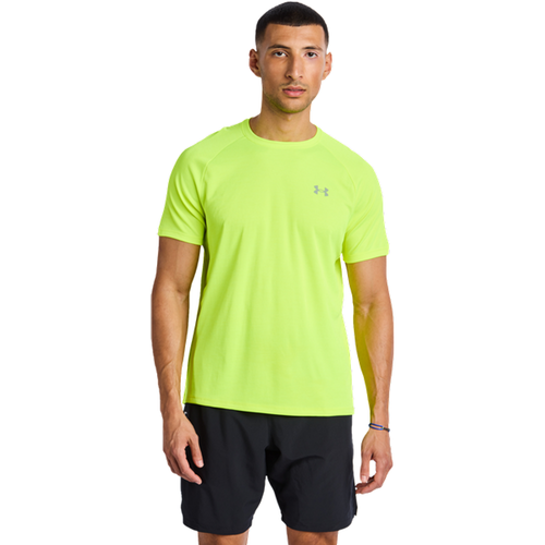Tech T-Shirts - Jaune - Taille: S - Poly Jersey - Foot Locker - Under Armour - Modalova