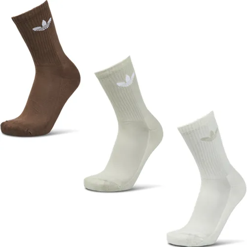 Solid Crew 3 Pack Unisexe Chaussettes - Marron - Taille: 34-36 - Foot Locker - Adidas - Modalova