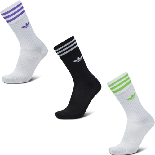 Solid Crew 3 Pack Unisexe - Chaussettes, Noir - Taille 40-42 - Adidas - Modalova
