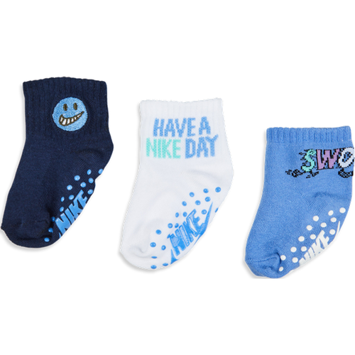 Kids Ankle No Slip 3 Pack Unisexe Chaussettes - Blanc - Taille: 1 - 2 YEARS - Foot Locker - Nike - Modalova