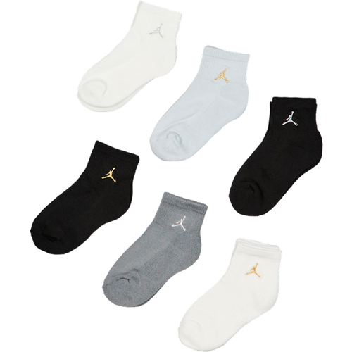 Kids Ankle 6 Pack Unisexe Chaussettes - Gris - Taille: 31 - 34 - Foot Locker - Jordan - Modalova