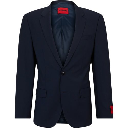 Veste Slim Fit en laine mélangée stretch performante - HUGO - Modalova