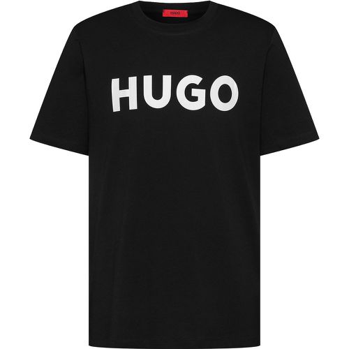 T-shirt Regular en jersey de coton à logo imprimé - HUGO - Modalova