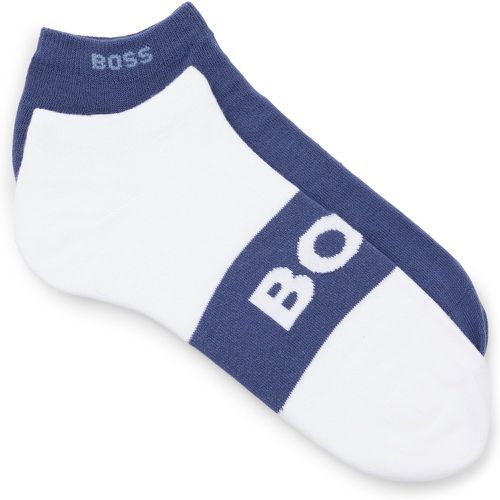 Lot de deux paires de chaussettes longueur cheville à logos - Boss - Modalova