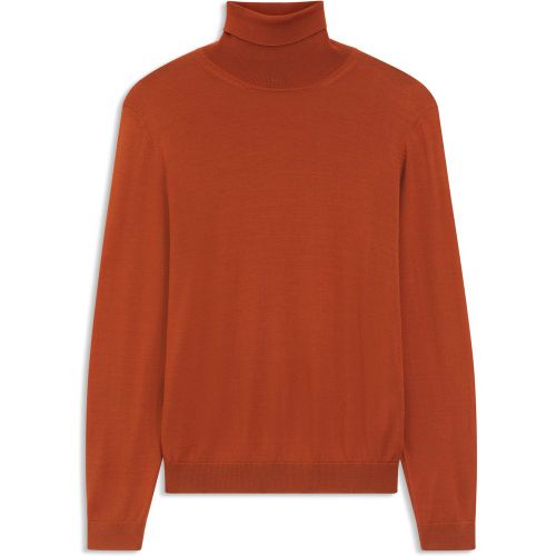 Pull Regular à col roulé en laine mérinos - Boss - Modalova