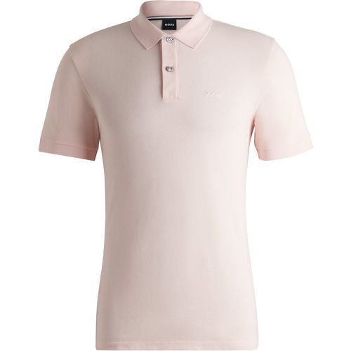 Pallas Polo Regular en coton avec logo brodé - Boss - Modalova