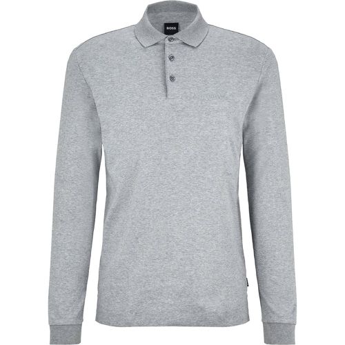 Polo en coton interlock avec logo brodé - Boss - Modalova