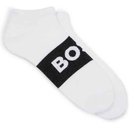 Lot de deux paires de chaussettes basses en maille stretch - Boss - Modalova