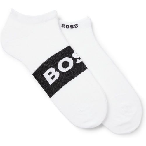 Lot de deux paires de chaussettes basses en maille stretch - Boss - Modalova