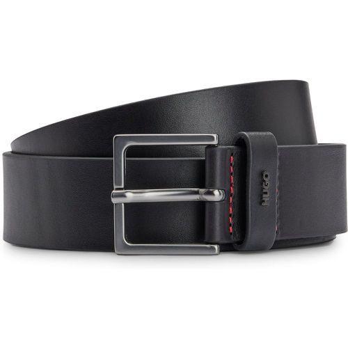 Ceinture en cuir avec passant logoté - HUGO - Modalova