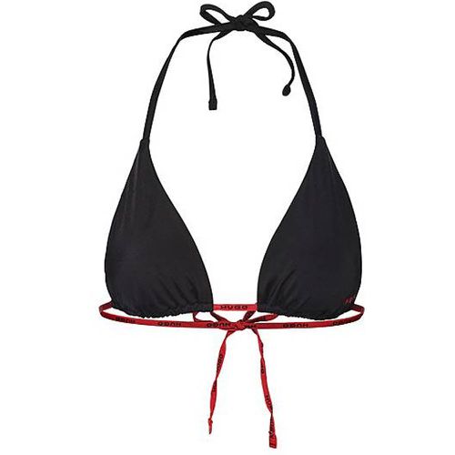 Haut de bikini triangle à logos imprimés - HUGO - Modalova