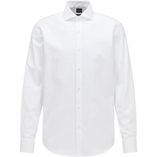 Chemise Regular Fit en twill de coton stretch facile à repasser - Boss - Modalova