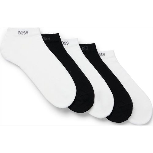 Lot de cinq paires de chaussettes hauteur cheville - Boss - Modalova