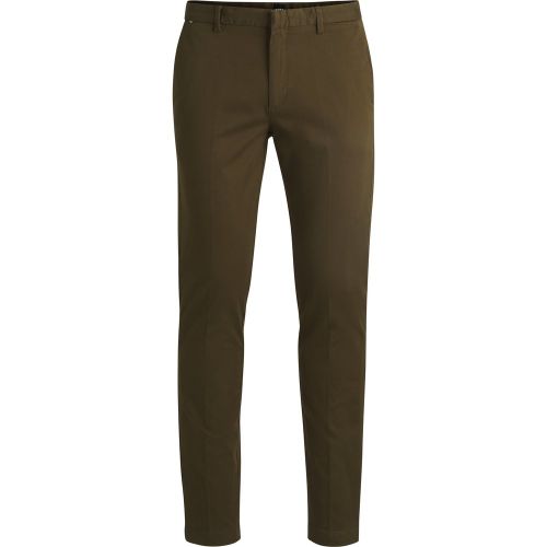 Chino Slim en gabardine de coton stretch - Boss - Modalova