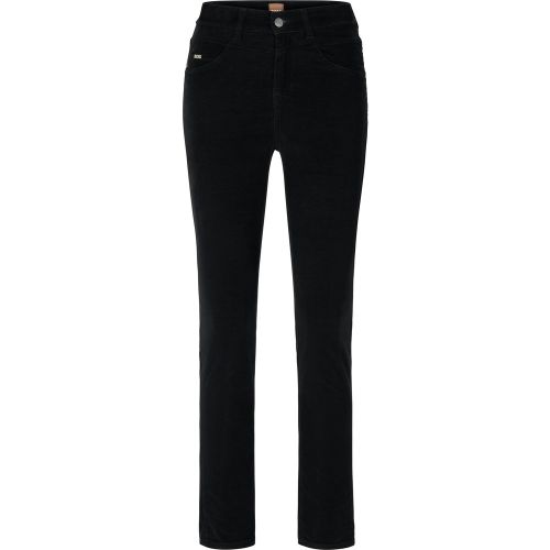 Jean Regular Fit en velours de coton mélangé - Boss - Modalova