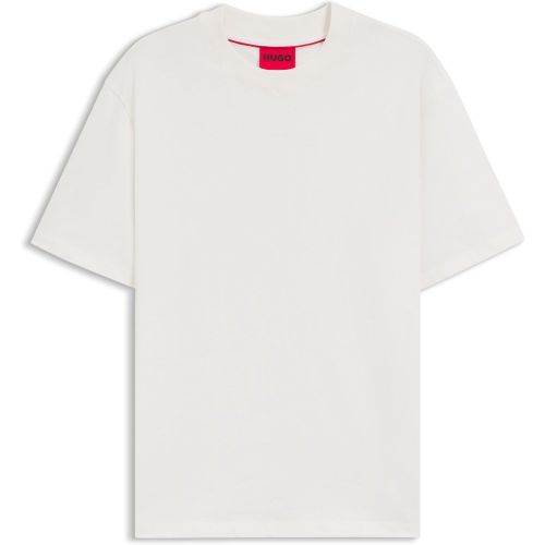 T-shirt décontracté en coton à logo imprimé - HUGO - Modalova