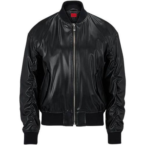 Bomber Regular Fit en similicuir - HUGO - Modalova