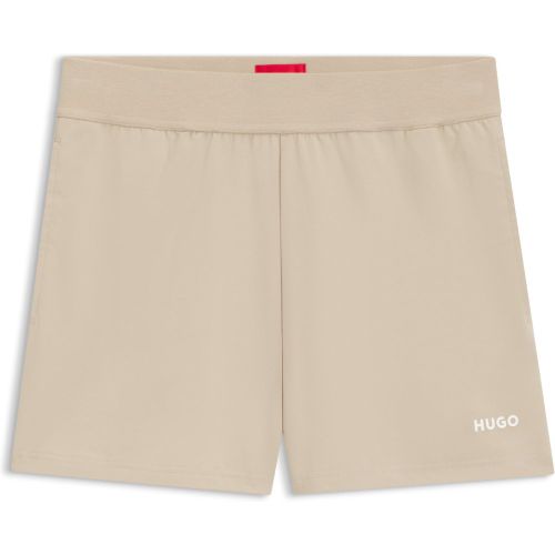 Short en tissu stretch à logo imprimé - HUGO - Modalova