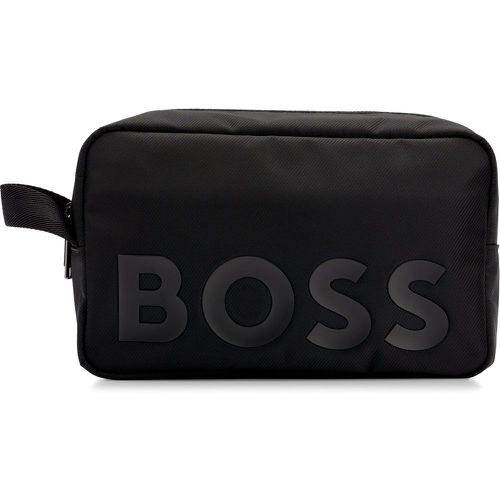 Trousse de toilette à logo en matière structurée - Boss - Modalova