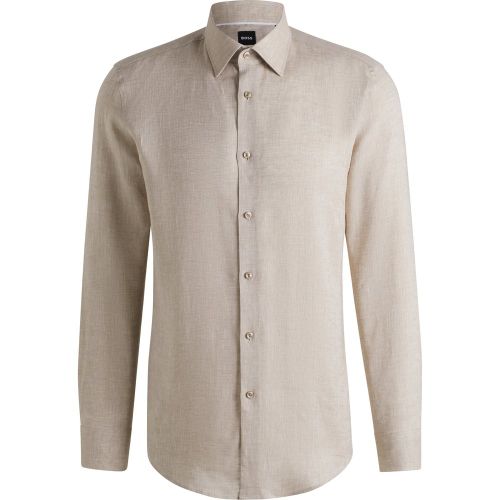 Chemise Slim en lin italien - Boss - Modalova