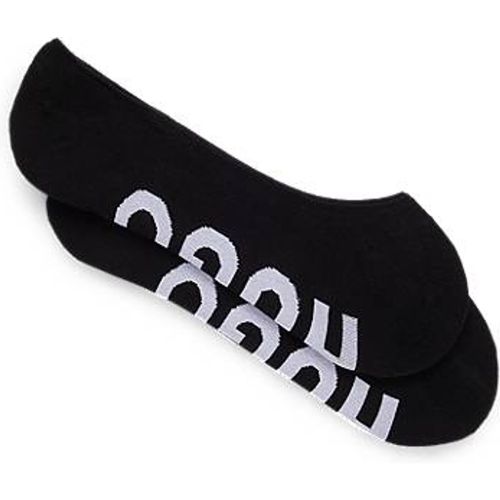 Lot de deux paires de chaussettes invisibles avec logos contrastants - HUGO - Modalova