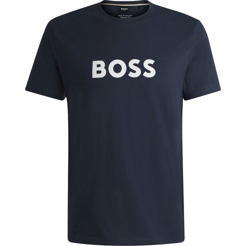 T-shirt en jersey de coton avec protection anti-UV SPF 50+ - Boss - Modalova