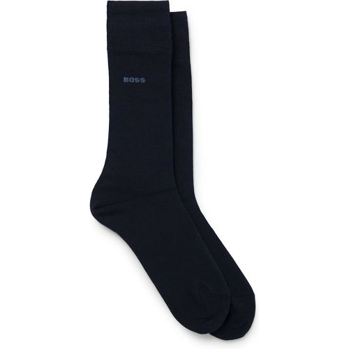 Lot de deux paires de chaussettes mi-mollet en fils stretch - Boss - Modalova