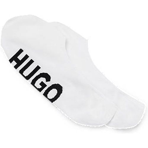 Lot de deux paires de chaussettes invisibles à semelle logo - HUGO - Modalova