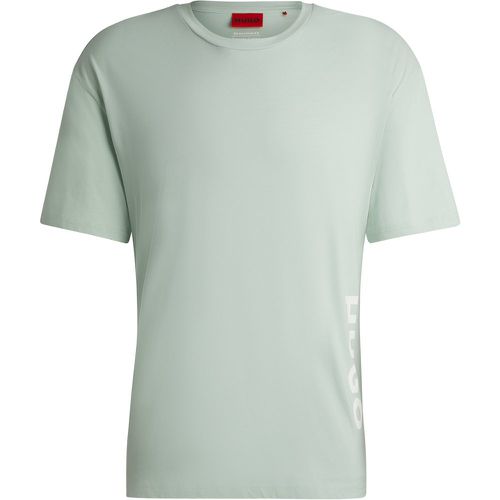 T-shirt en jersey de coton avec protection anti-UV SPF 50+ - HUGO - Modalova