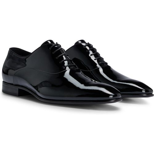 Chaussures Oxford en cuir verni à forme pointue - Boss - Modalova