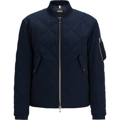 Veste matelassée Regular Fit avec poche logotée sur la manche - Boss - Modalova